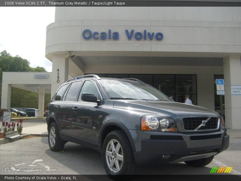 Titanium Gray Metallic / Taupe/Light Taupe 2006 Volvo XC90 2.5T
