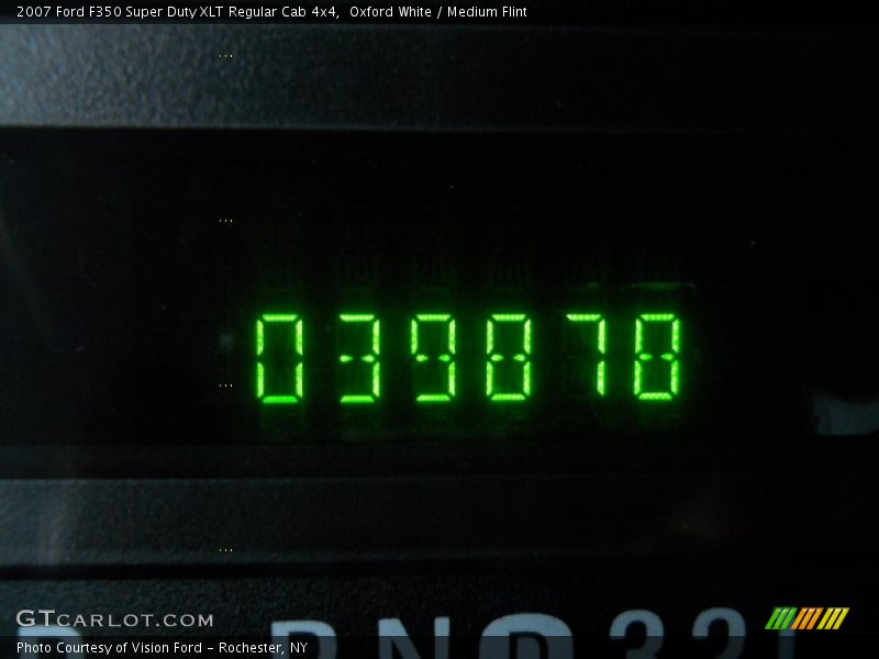 Oxford White / Medium Flint 2007 Ford F350 Super Duty XLT Regular Cab 4x4
