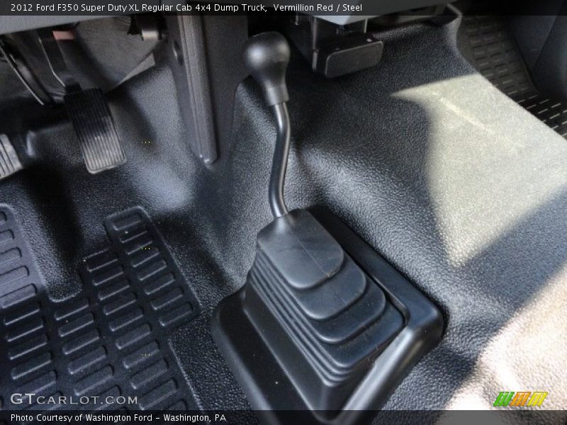 Vermillion Red / Steel 2012 Ford F350 Super Duty XL Regular Cab 4x4 Dump Truck