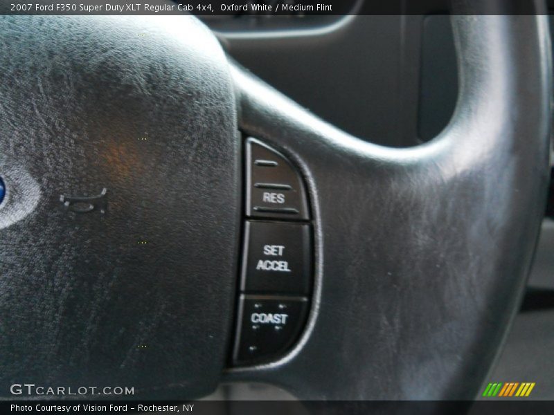 Oxford White / Medium Flint 2007 Ford F350 Super Duty XLT Regular Cab 4x4