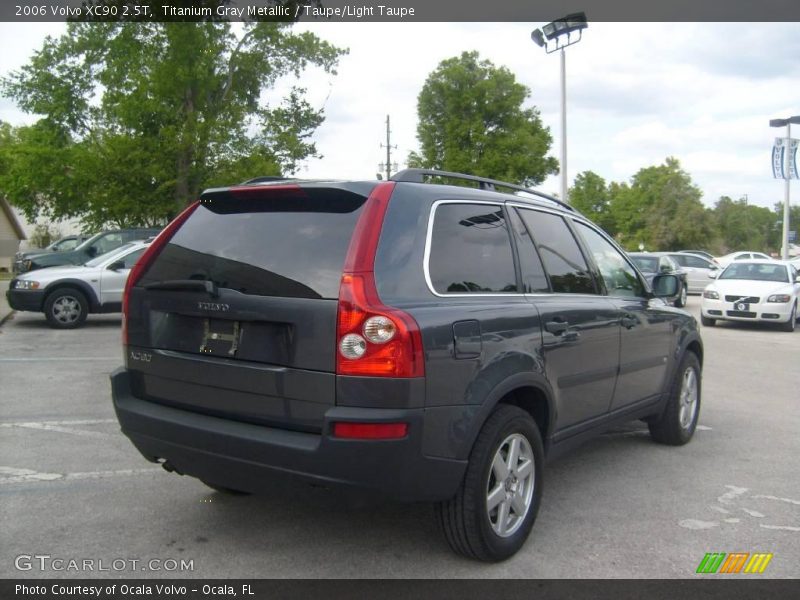 Titanium Gray Metallic / Taupe/Light Taupe 2006 Volvo XC90 2.5T