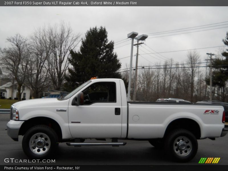  2007 F350 Super Duty XLT Regular Cab 4x4 Oxford White