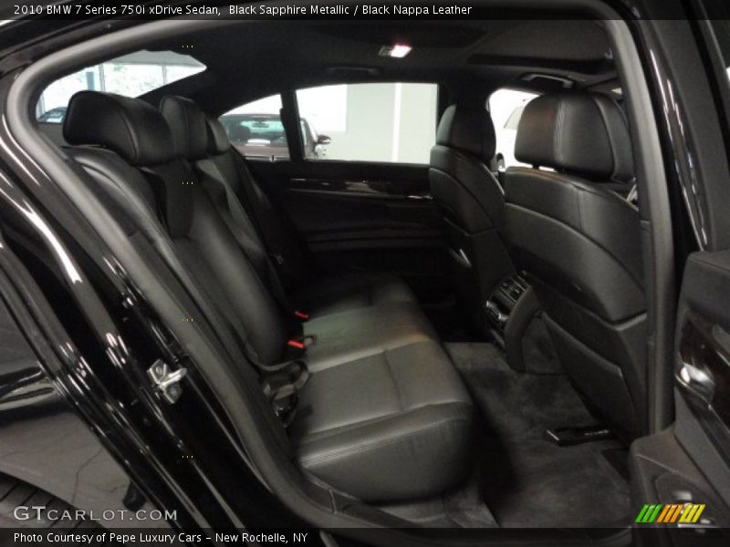 Black Sapphire Metallic / Black Nappa Leather 2010 BMW 7 Series 750i xDrive Sedan