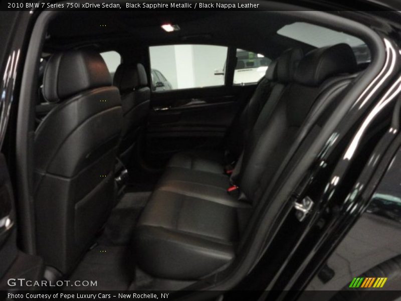 Black Sapphire Metallic / Black Nappa Leather 2010 BMW 7 Series 750i xDrive Sedan