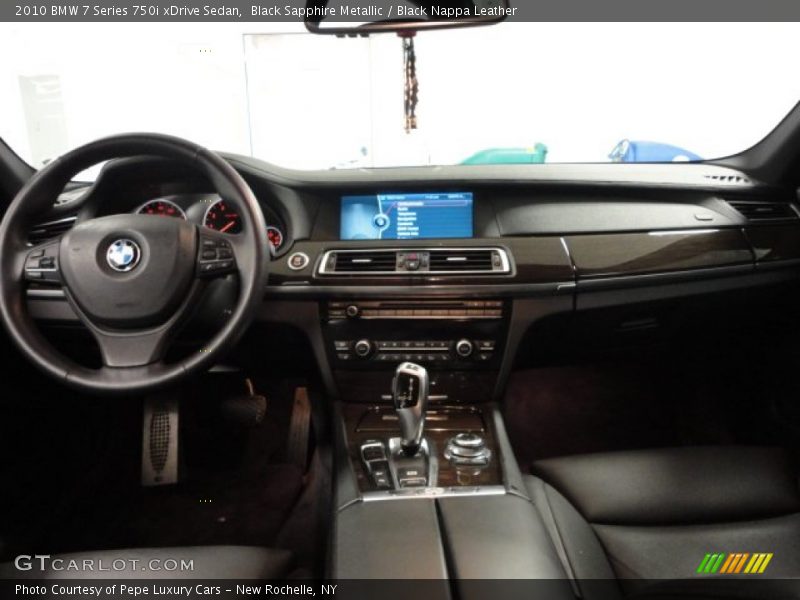 Black Sapphire Metallic / Black Nappa Leather 2010 BMW 7 Series 750i xDrive Sedan