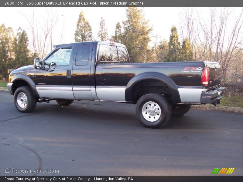 Black / Medium Graphite 2000 Ford F350 Super Duty XLT Extended Cab 4x4