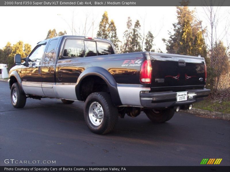 Black / Medium Graphite 2000 Ford F350 Super Duty XLT Extended Cab 4x4