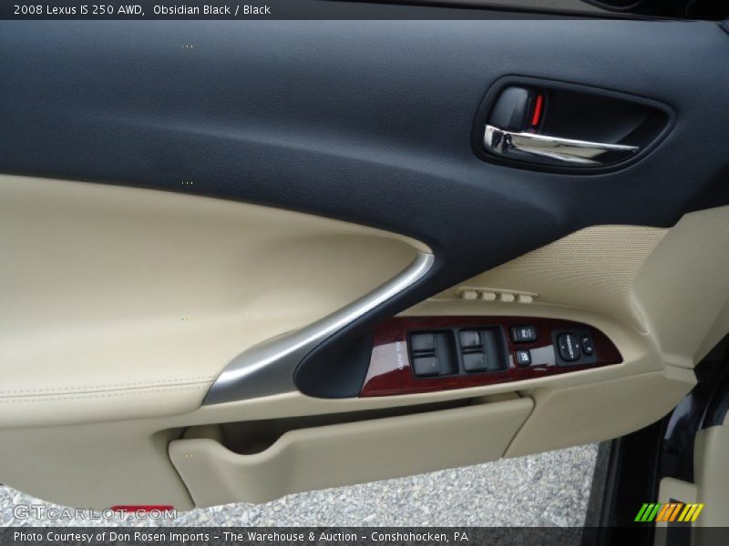 Obsidian Black / Black 2008 Lexus IS 250 AWD