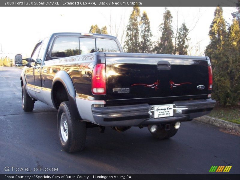 Black / Medium Graphite 2000 Ford F350 Super Duty XLT Extended Cab 4x4