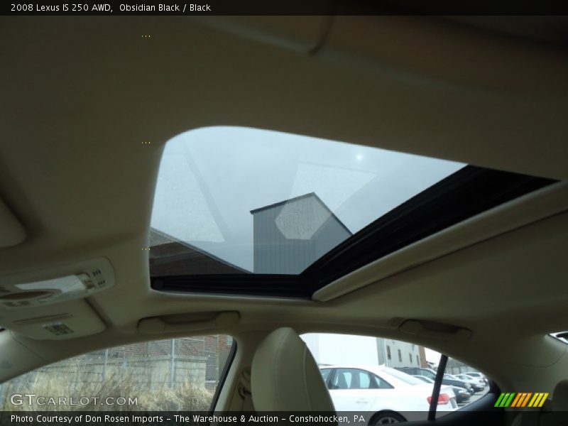 Obsidian Black / Black 2008 Lexus IS 250 AWD