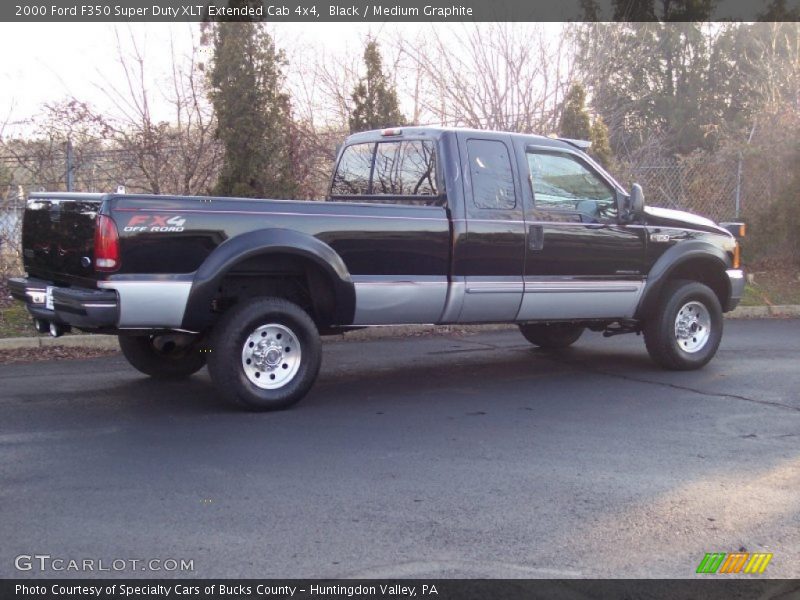 Black / Medium Graphite 2000 Ford F350 Super Duty XLT Extended Cab 4x4