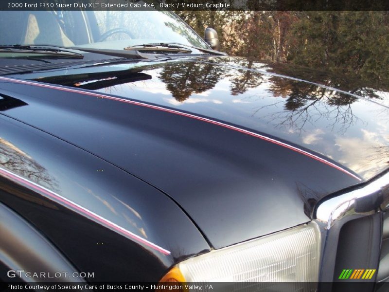 Black / Medium Graphite 2000 Ford F350 Super Duty XLT Extended Cab 4x4