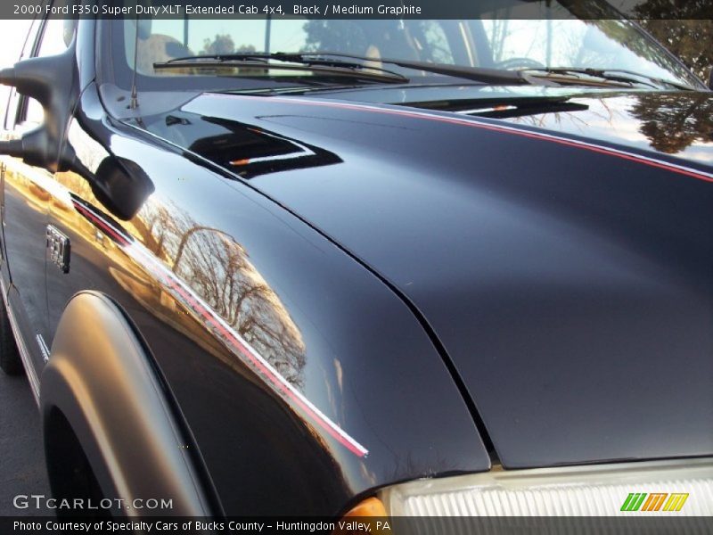 Black / Medium Graphite 2000 Ford F350 Super Duty XLT Extended Cab 4x4