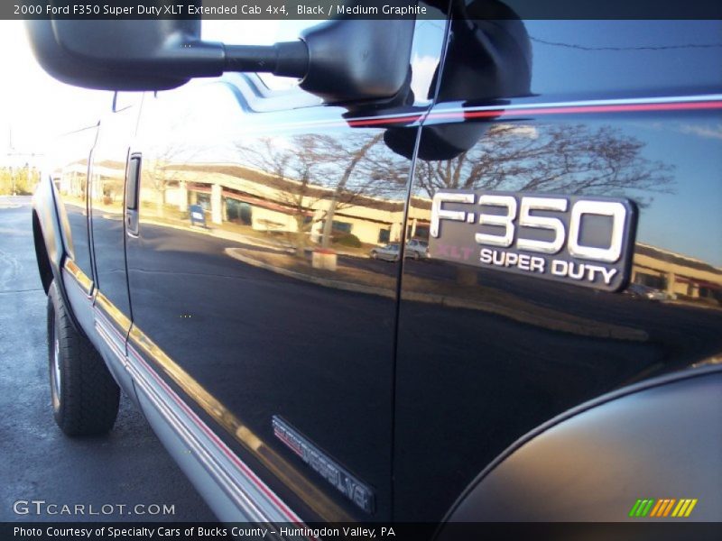 Black / Medium Graphite 2000 Ford F350 Super Duty XLT Extended Cab 4x4