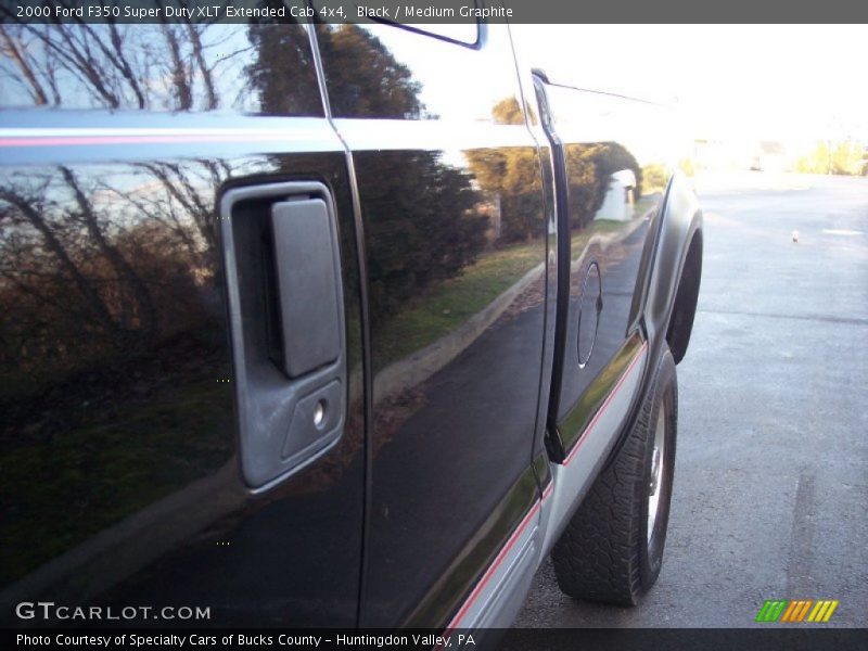 Black / Medium Graphite 2000 Ford F350 Super Duty XLT Extended Cab 4x4