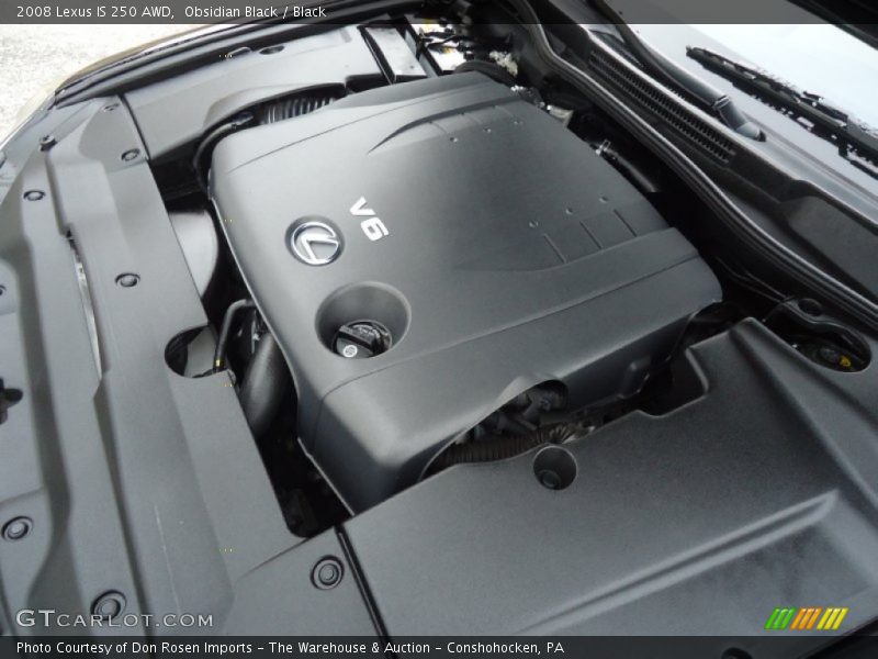Obsidian Black / Black 2008 Lexus IS 250 AWD
