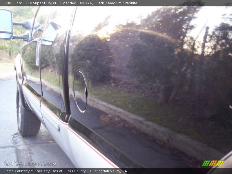 Black / Medium Graphite 2000 Ford F350 Super Duty XLT Extended Cab 4x4