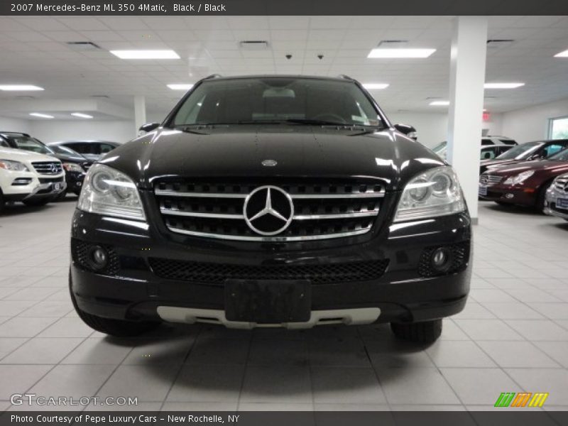 Black / Black 2007 Mercedes-Benz ML 350 4Matic