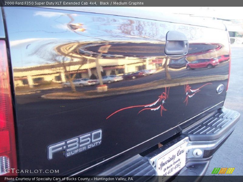 Black / Medium Graphite 2000 Ford F350 Super Duty XLT Extended Cab 4x4