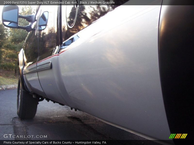 Black / Medium Graphite 2000 Ford F350 Super Duty XLT Extended Cab 4x4