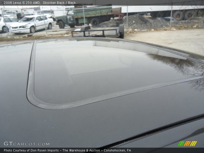 Obsidian Black / Black 2008 Lexus IS 250 AWD