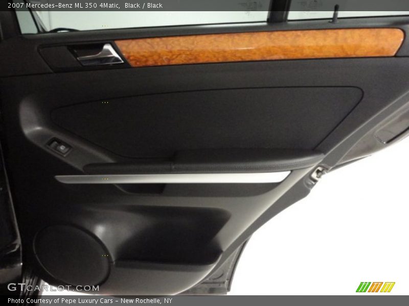 Black / Black 2007 Mercedes-Benz ML 350 4Matic
