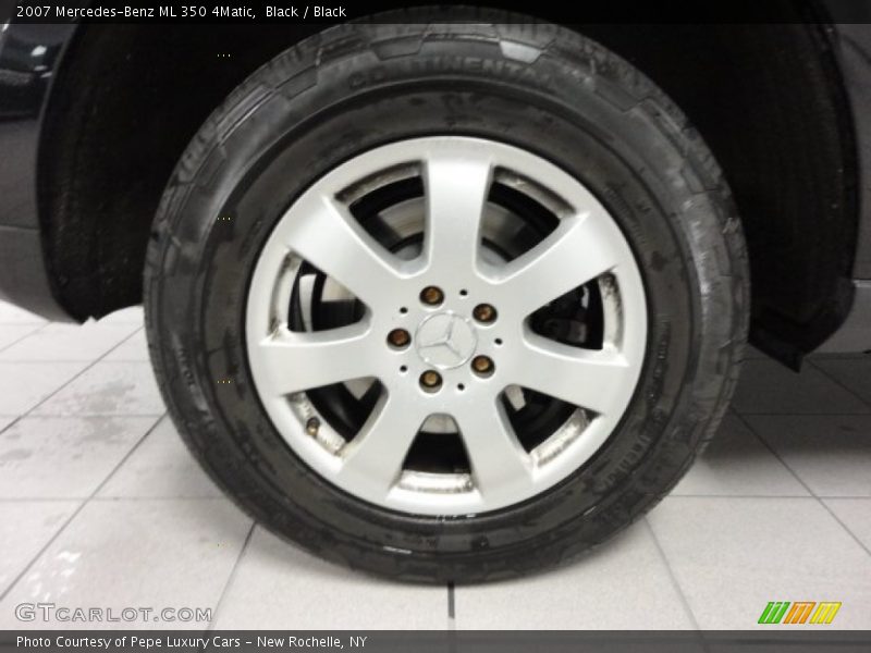Black / Black 2007 Mercedes-Benz ML 350 4Matic