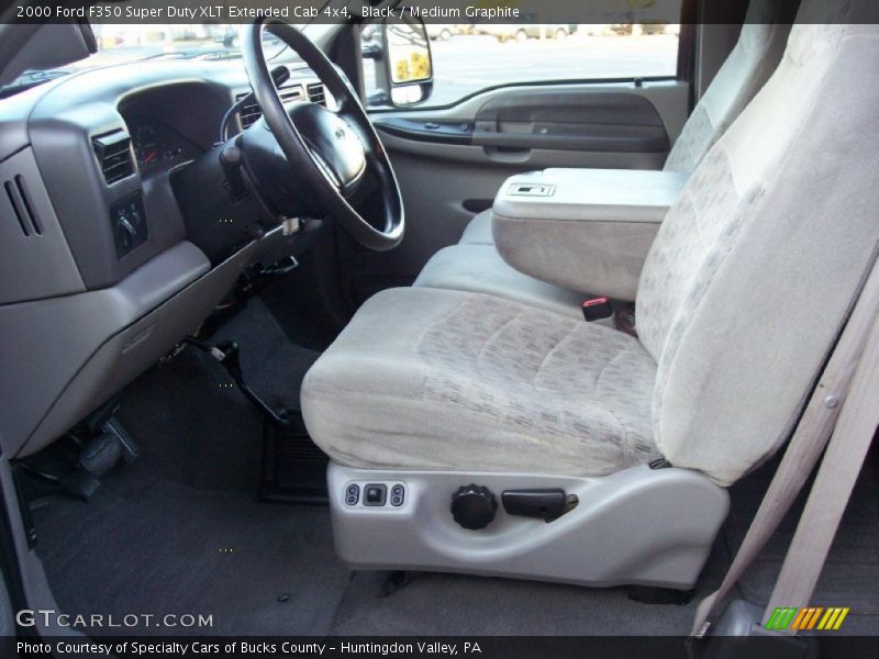 Black / Medium Graphite 2000 Ford F350 Super Duty XLT Extended Cab 4x4