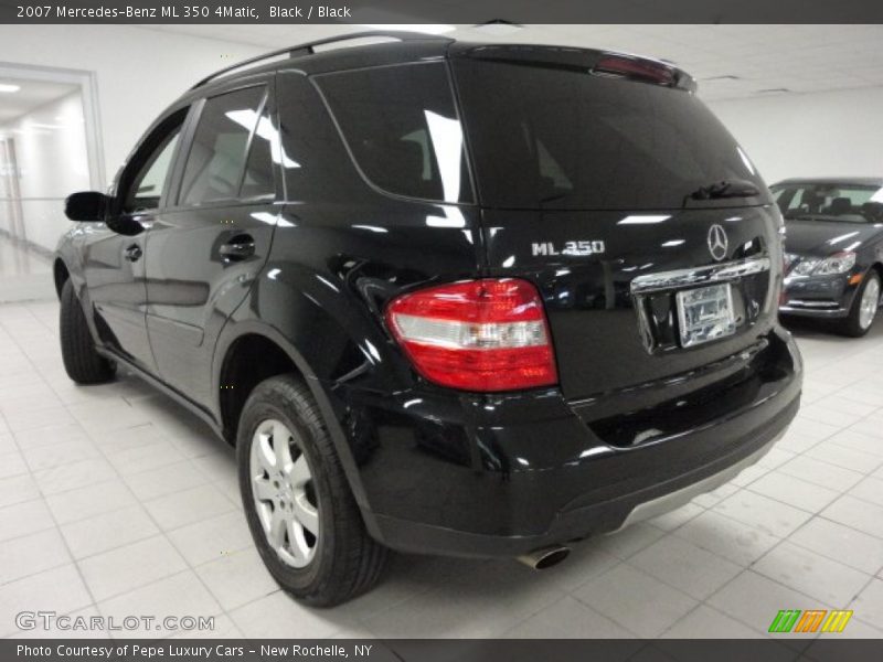Black / Black 2007 Mercedes-Benz ML 350 4Matic