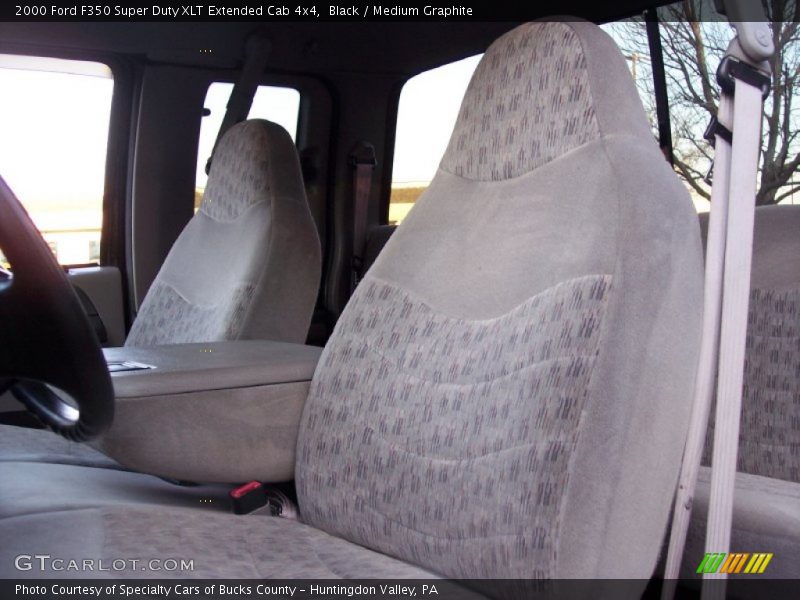 Black / Medium Graphite 2000 Ford F350 Super Duty XLT Extended Cab 4x4