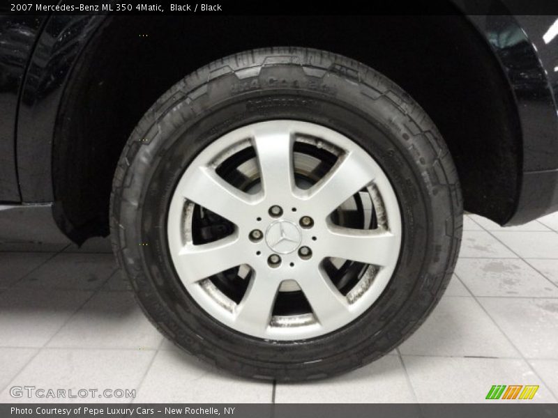 Black / Black 2007 Mercedes-Benz ML 350 4Matic