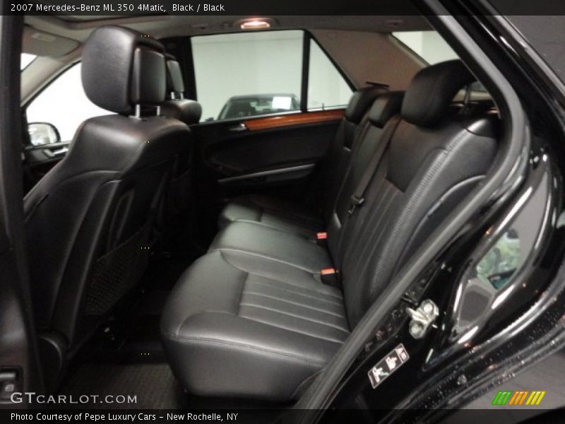 Black / Black 2007 Mercedes-Benz ML 350 4Matic