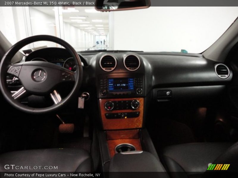 Black / Black 2007 Mercedes-Benz ML 350 4Matic