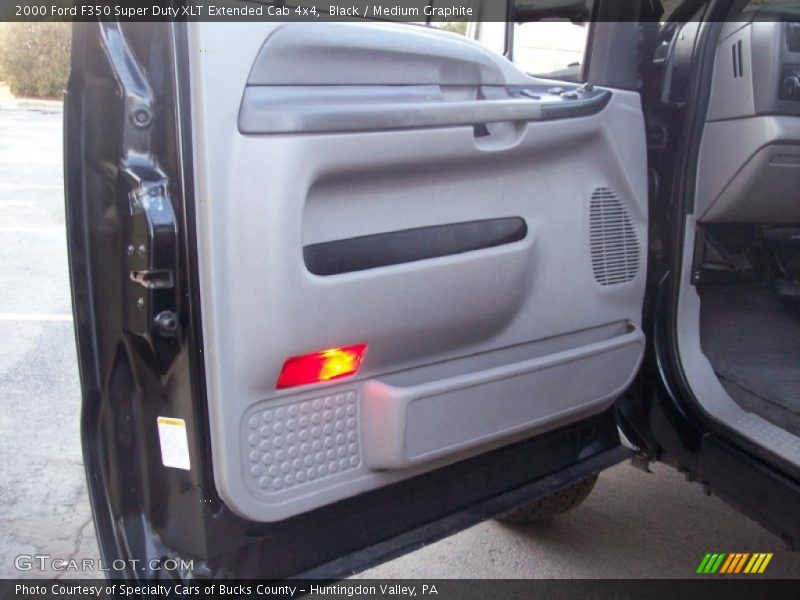 Black / Medium Graphite 2000 Ford F350 Super Duty XLT Extended Cab 4x4