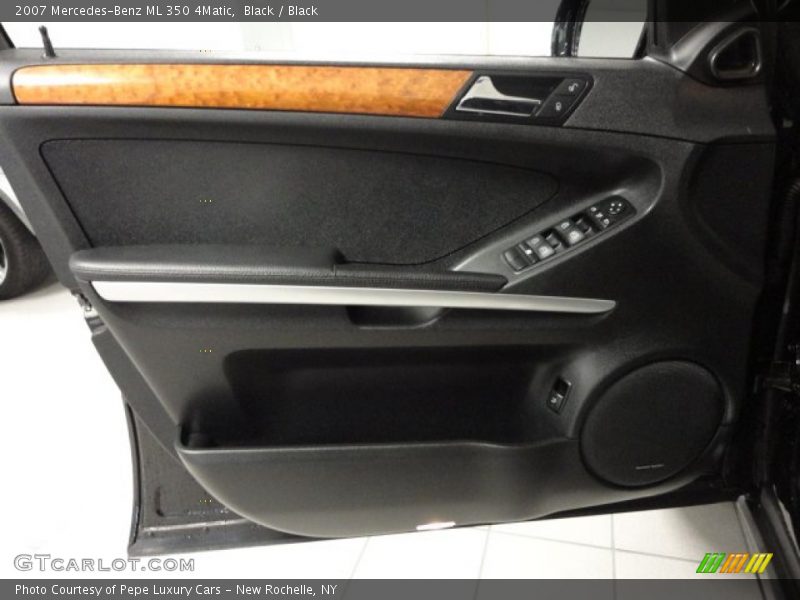 Black / Black 2007 Mercedes-Benz ML 350 4Matic