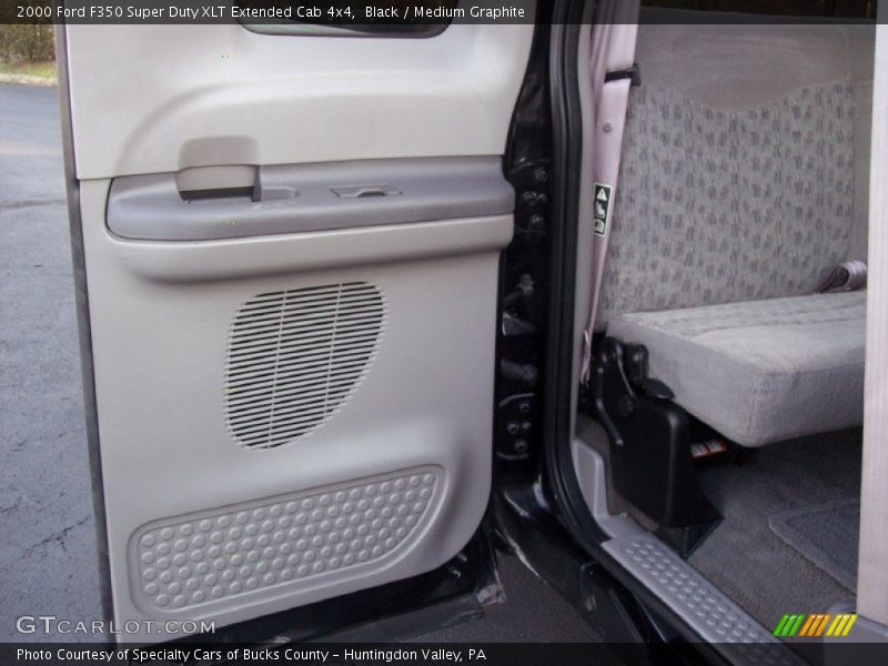 Black / Medium Graphite 2000 Ford F350 Super Duty XLT Extended Cab 4x4