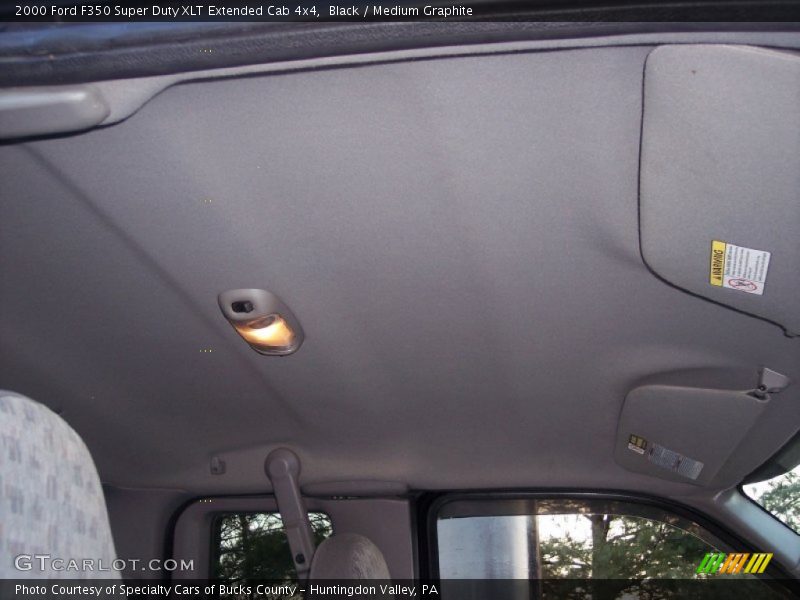 Black / Medium Graphite 2000 Ford F350 Super Duty XLT Extended Cab 4x4