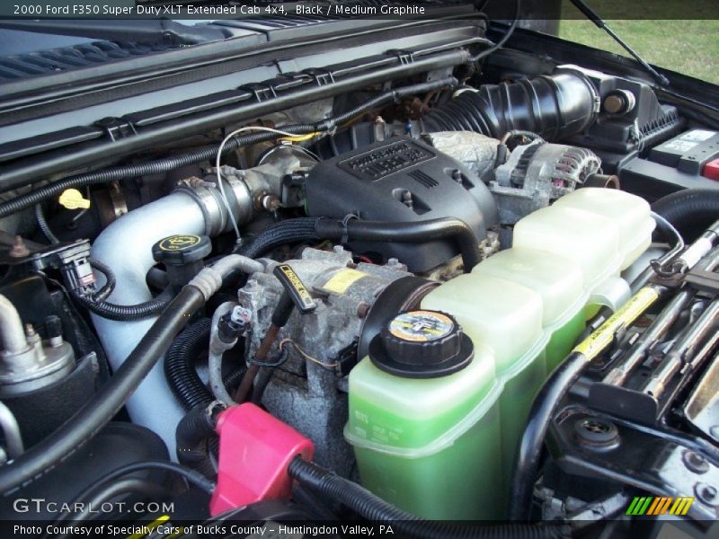 Black / Medium Graphite 2000 Ford F350 Super Duty XLT Extended Cab 4x4