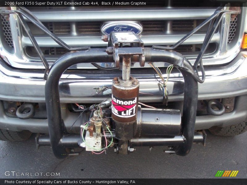 Black / Medium Graphite 2000 Ford F350 Super Duty XLT Extended Cab 4x4