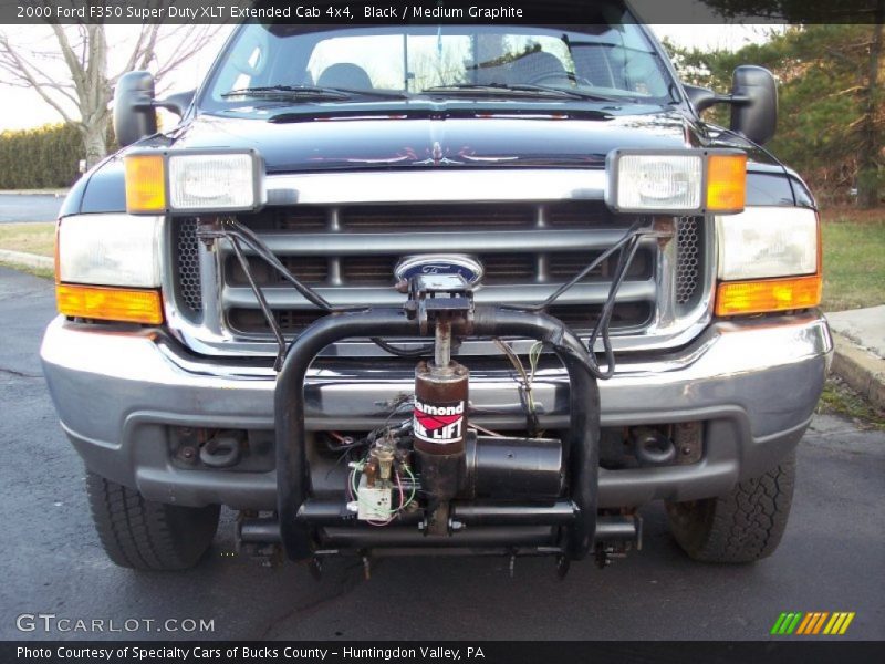 Black / Medium Graphite 2000 Ford F350 Super Duty XLT Extended Cab 4x4