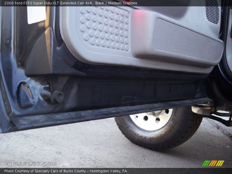 Black / Medium Graphite 2000 Ford F350 Super Duty XLT Extended Cab 4x4