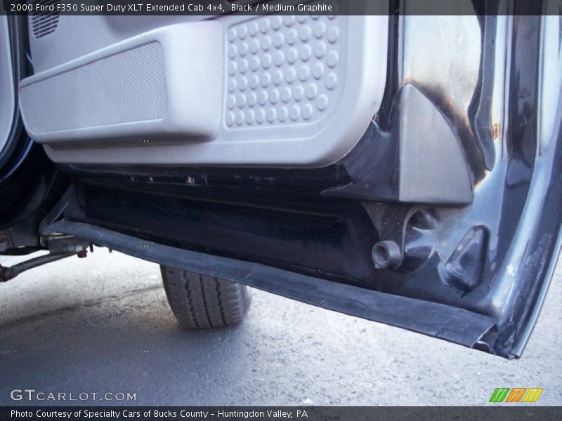 Black / Medium Graphite 2000 Ford F350 Super Duty XLT Extended Cab 4x4