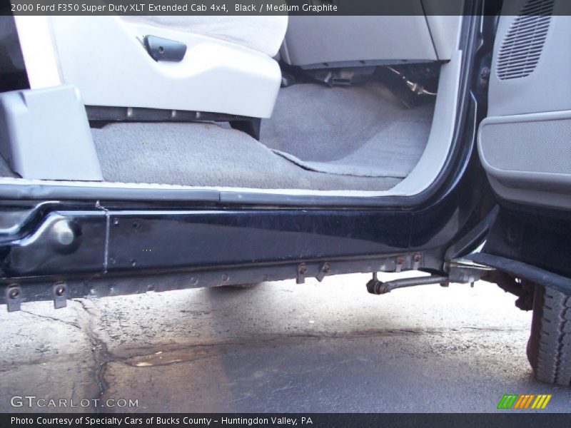 Black / Medium Graphite 2000 Ford F350 Super Duty XLT Extended Cab 4x4