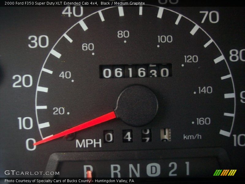 Black / Medium Graphite 2000 Ford F350 Super Duty XLT Extended Cab 4x4