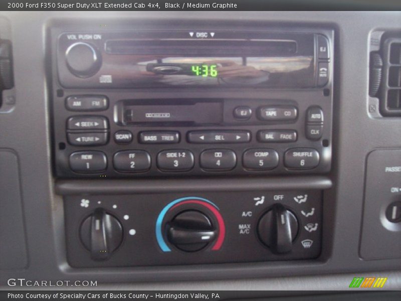 Black / Medium Graphite 2000 Ford F350 Super Duty XLT Extended Cab 4x4