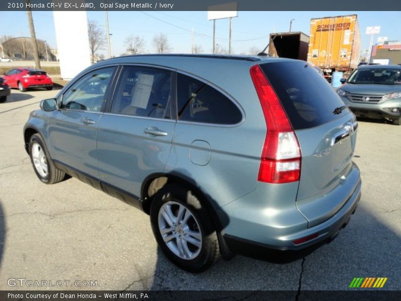 Opal Sage Metallic / Ivory 2010 Honda CR-V EX-L AWD