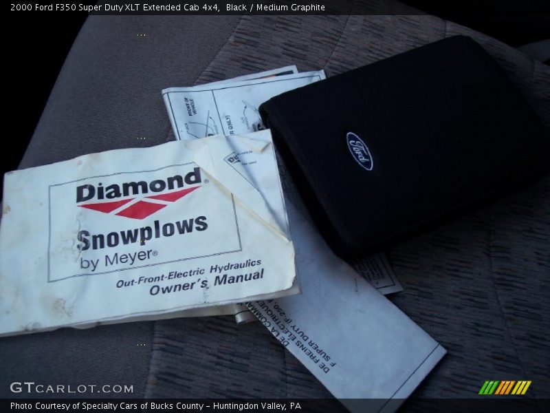 Black / Medium Graphite 2000 Ford F350 Super Duty XLT Extended Cab 4x4