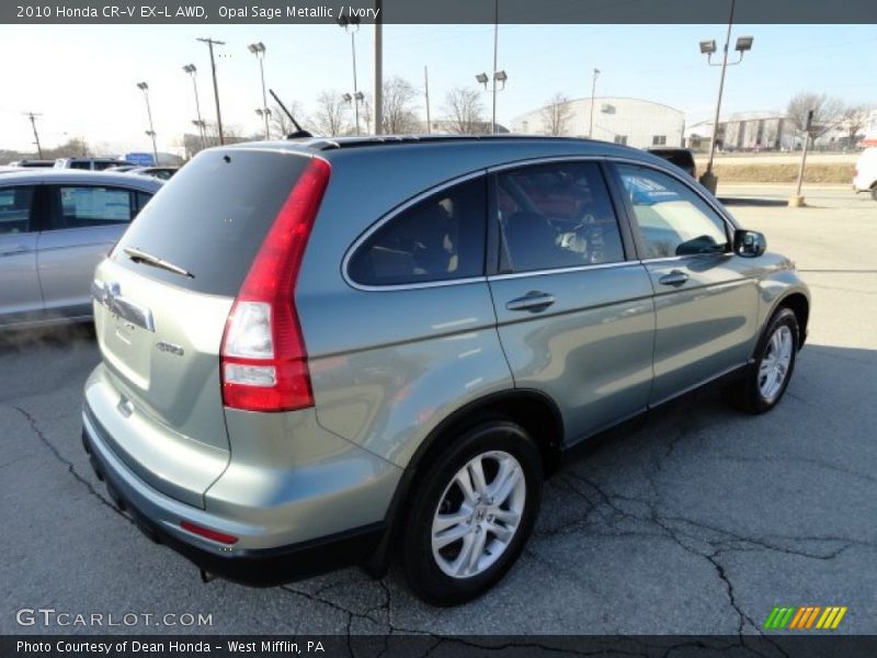 Opal Sage Metallic / Ivory 2010 Honda CR-V EX-L AWD