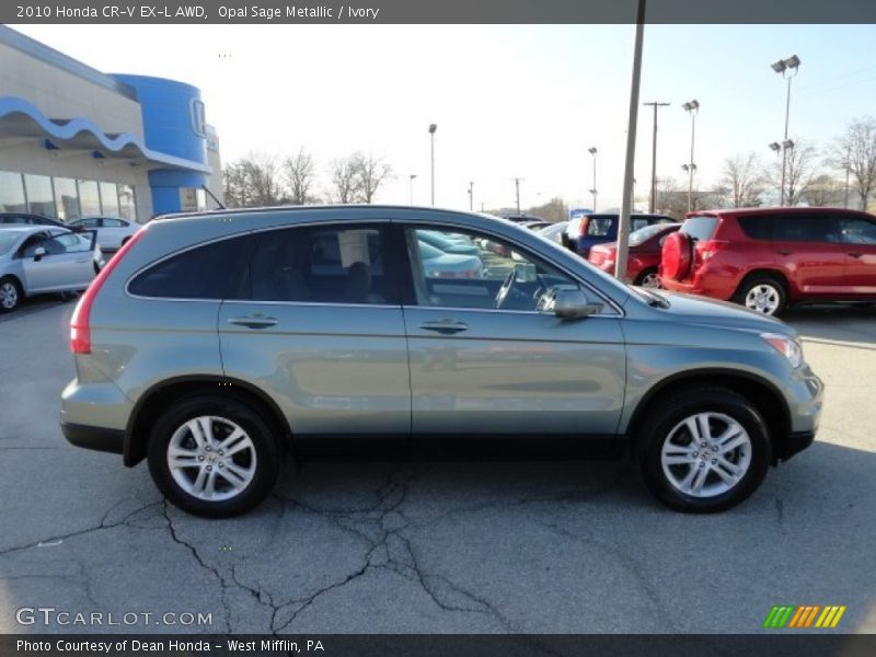 Opal Sage Metallic / Ivory 2010 Honda CR-V EX-L AWD