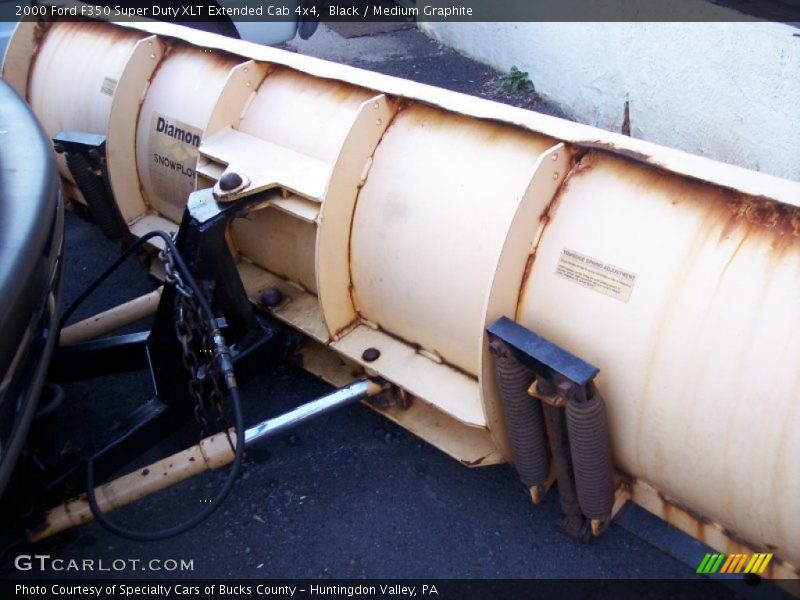 Black / Medium Graphite 2000 Ford F350 Super Duty XLT Extended Cab 4x4